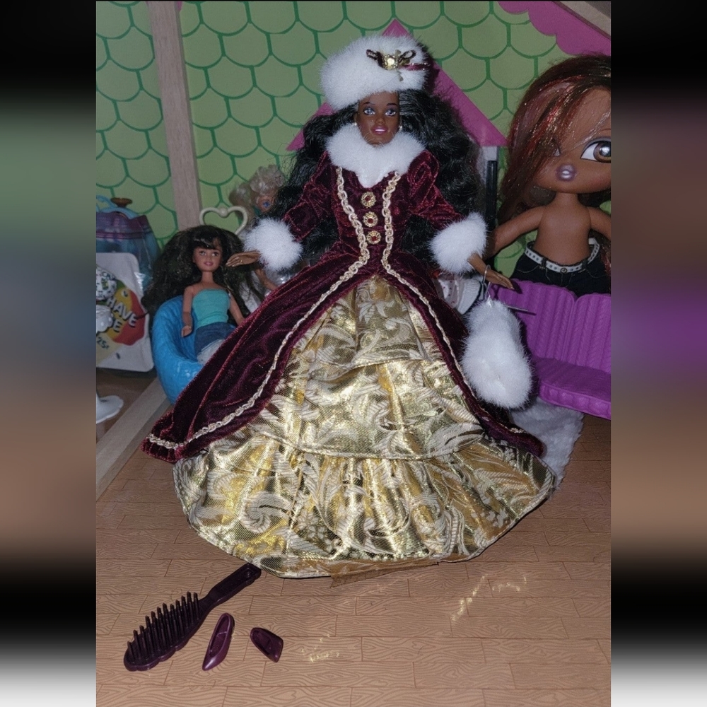 1996 African American Happy Holidays Barbie
